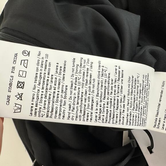 Marella Demien Mini Skirt Black Fringe High Waist Party Straight Pencil US 6 NWT - Picture 14 of 16